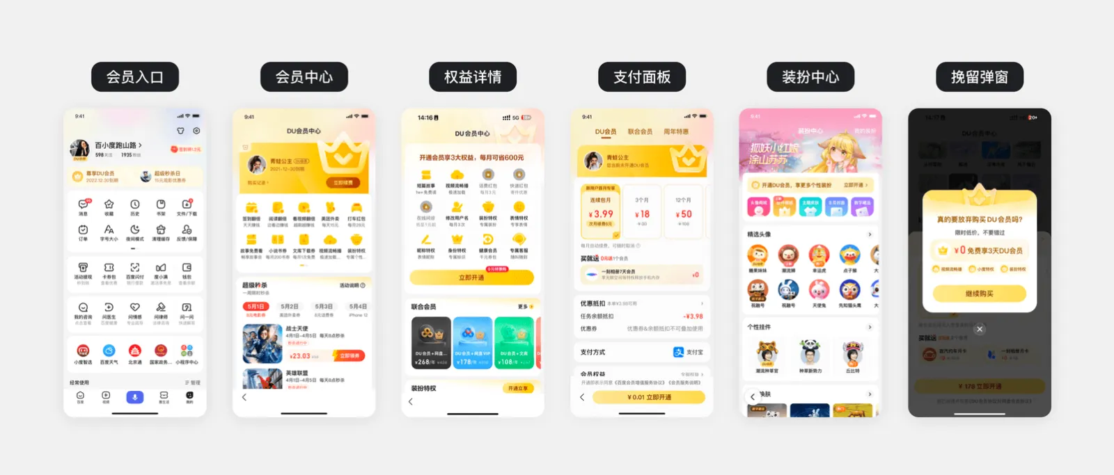度会员现状