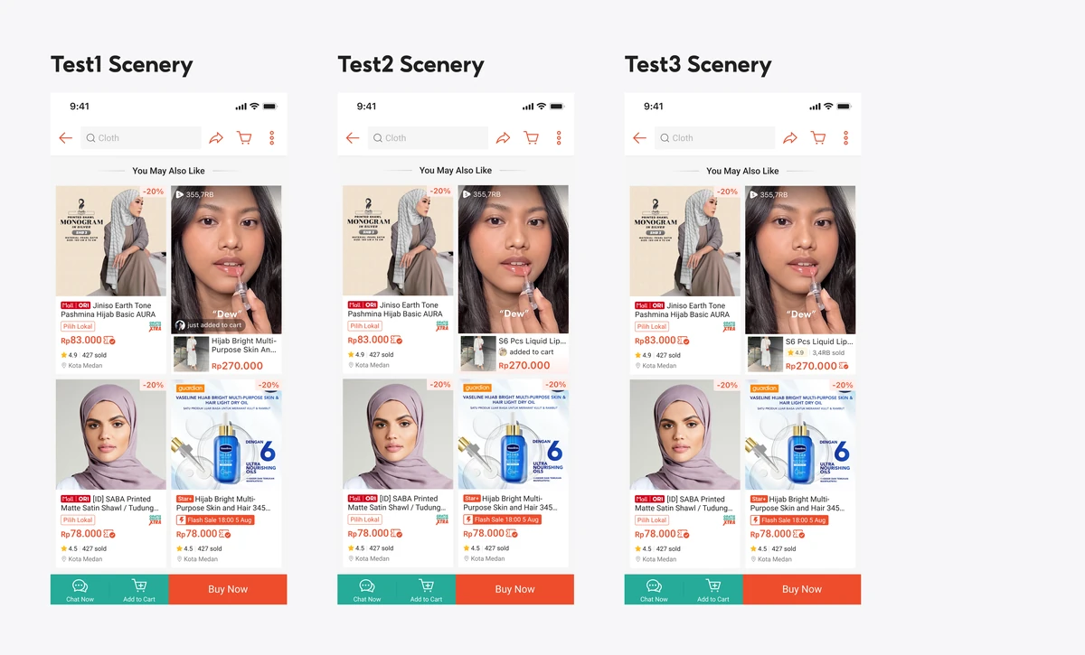 YMAL 1.0 · 三组测试方案：场景图